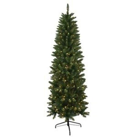 GGW PRESENTS 7 ft. Clear Jasper Fir Artificial Pre-Lit Christmas Tree GG3235139